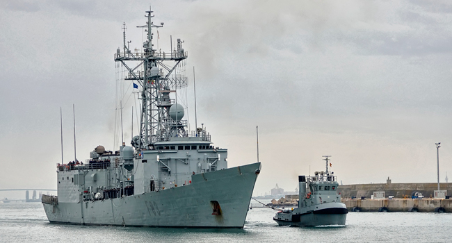 La fragata “Numancia” finaliza su despliegue con la Agrupación Naval Permanente de la OTAN número 1