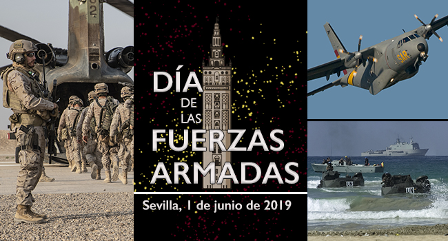 Día de las Fuerzas Armadas. Sevilla, 1 de junio de 2019