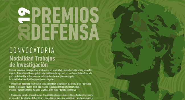 Convocatoria Premios Defensa 2019