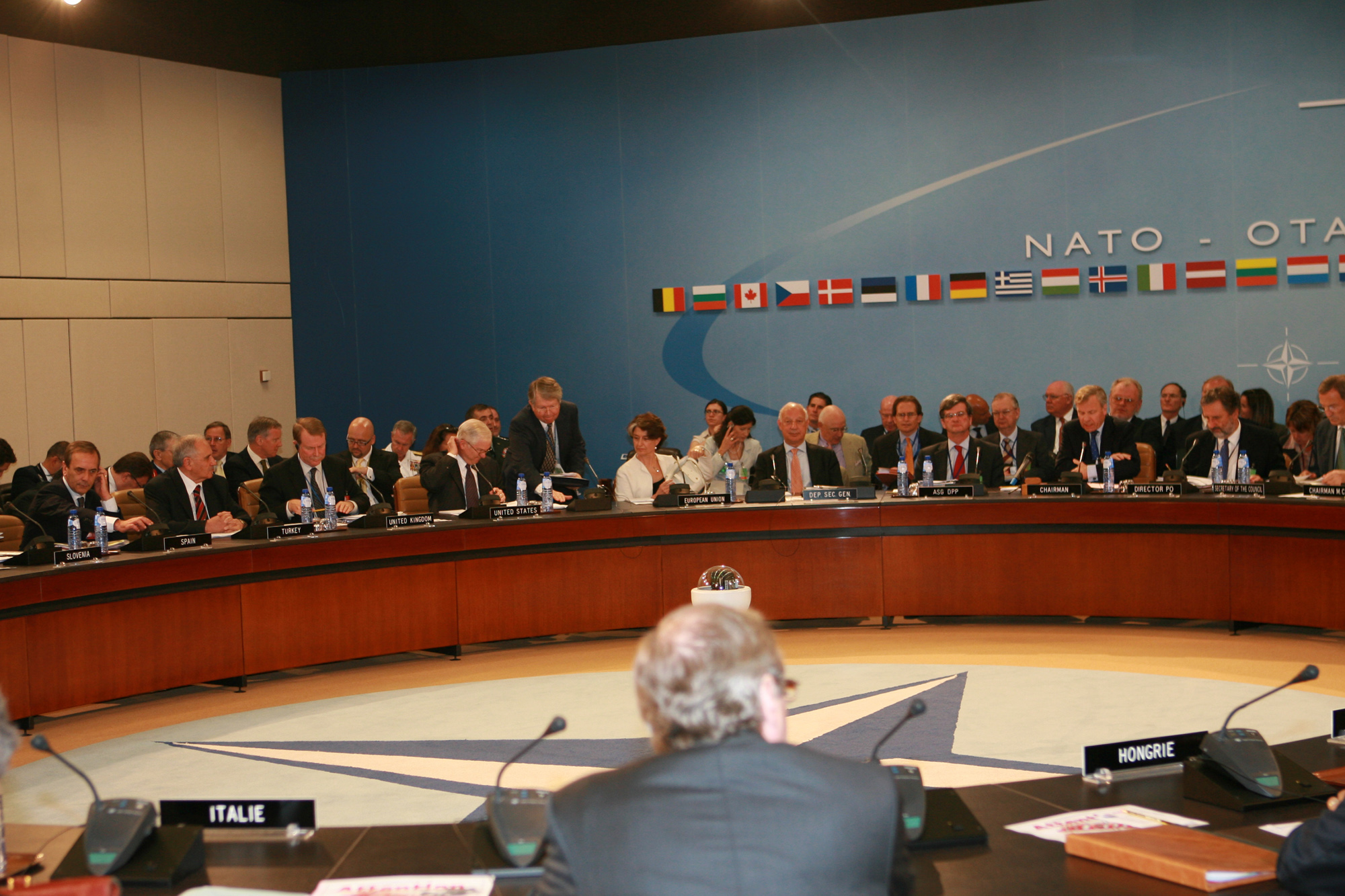 REUNIÓN DE MINISTROS DE DEFENSA DE LA OTAN EN BRUSELAS