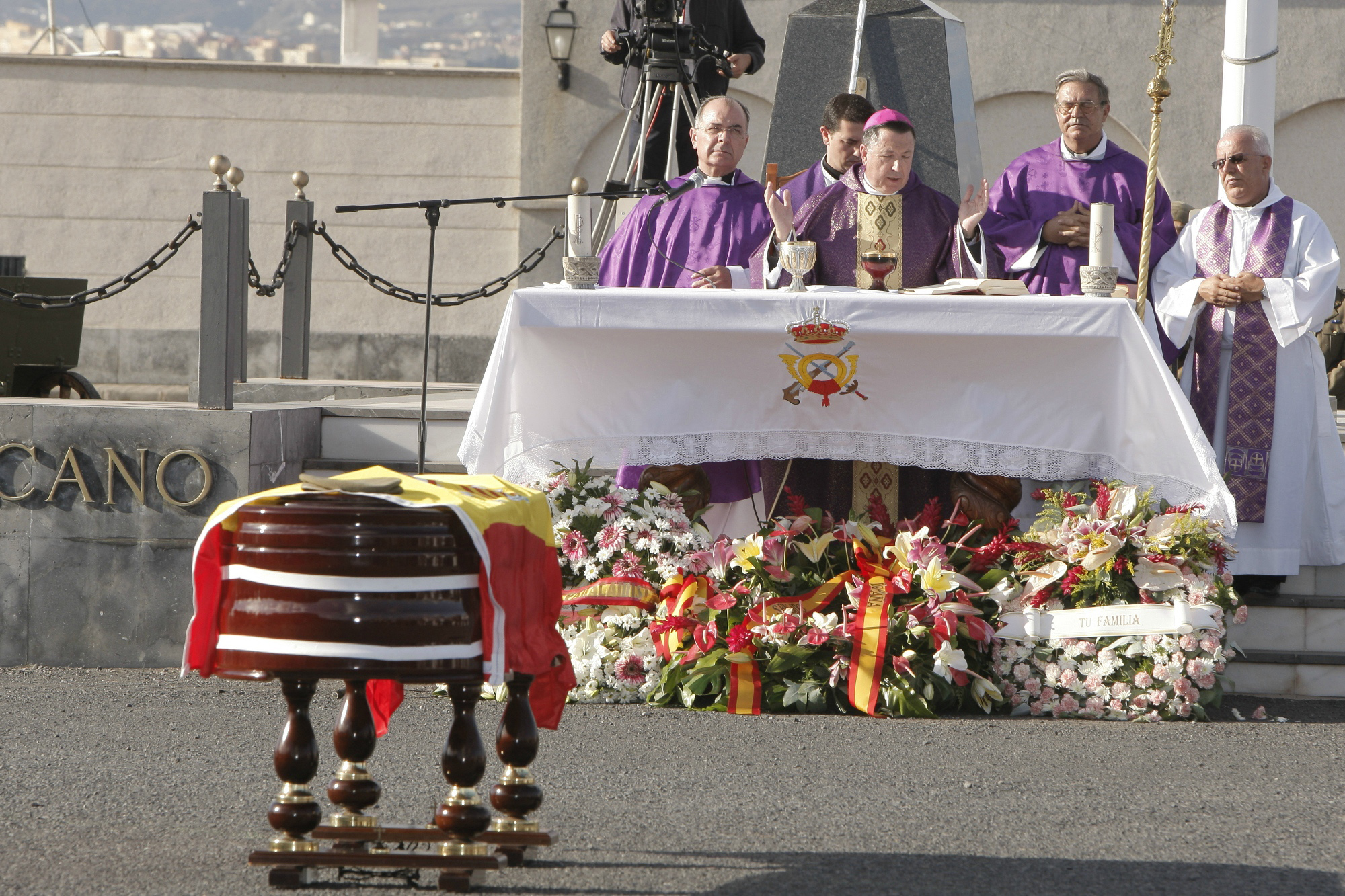 Imágenes del funeral por el cabo Cristo Ancor Cabello Santana