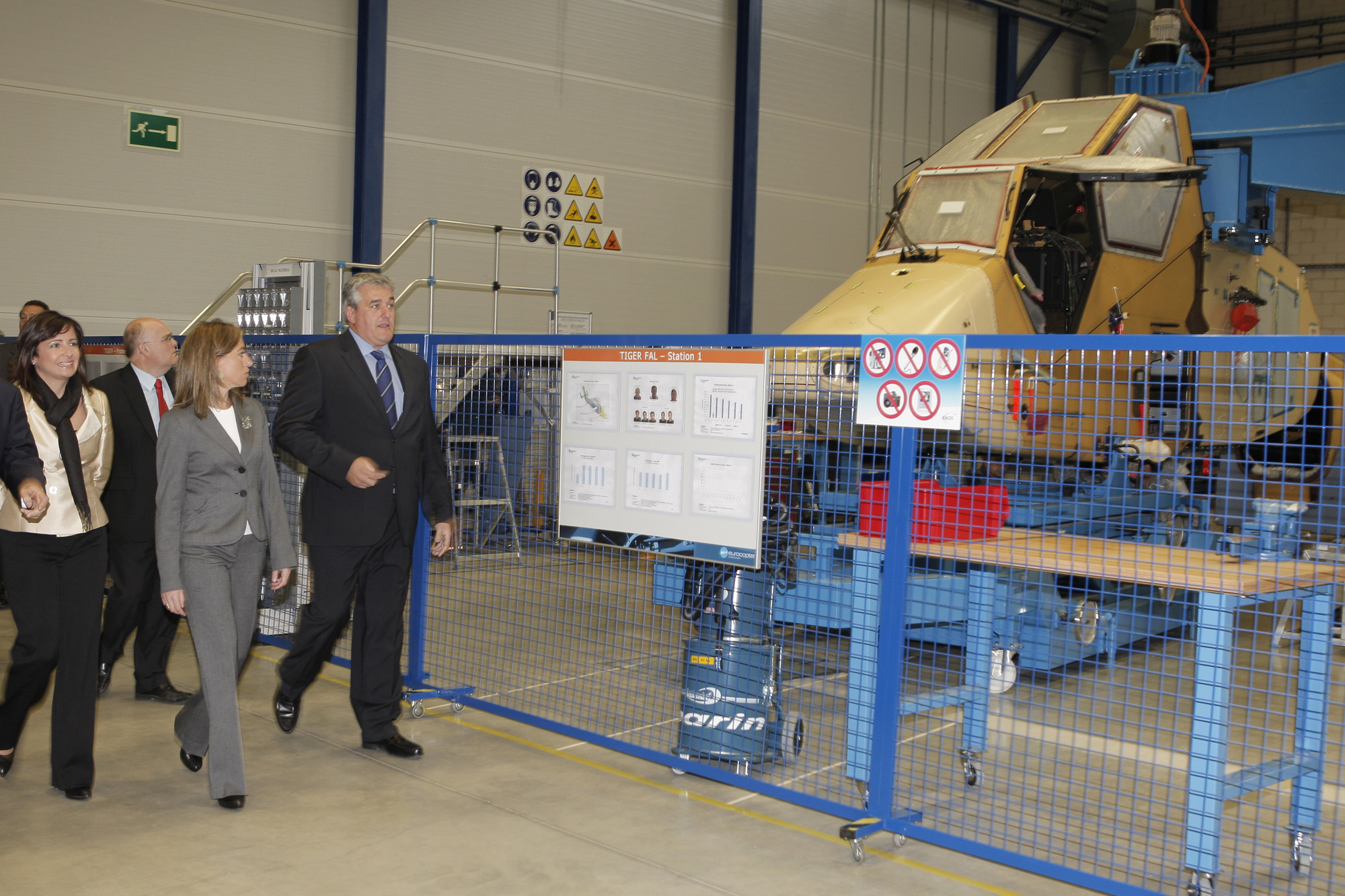 Visita a Eurocopter España e inauguración de la sede de ITH (Industria de Turbinas de Helicóptero) en Albacete