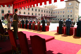 Los Principes de Asturias presiden la Entrega de los reales despachos en la Academia General de Zaragoza
