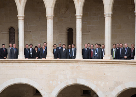 Foto de familia de los directores generales de Política de Defensa de la OTAN reunidos en Palma de Mallorca.