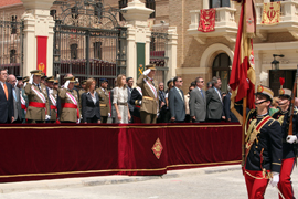 Desfile en la Academia General Militar de Zaragoza