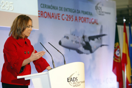 ESPAÑA ENTREGA EL PRIMERO DE LOS 12 AVIONES DE TRANSPORTE C-295 ENCARGADOS POR EL GOBIERNO DE PORTUGAL