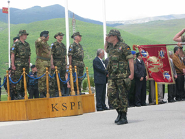 Relevo de la Brigada Multinacional Oeste de la OTAN en Kosovo