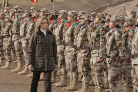 Visita de la ministra de Defensa, Carme Chacón, a Afganistán