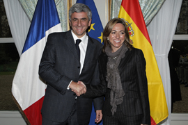 Reunión ministro de Defensa francés