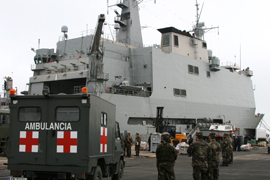 Zarpa el buque ‘Castilla’ rumbo a Haití con 423 marineros