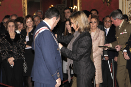 Imposición de la Gran Cruz del Mérito Militar al Excmo.Sr.TG.D. Carlos Gómez Arruche