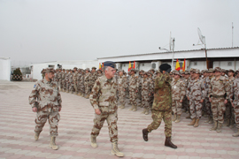 Relevo en el mando de la base de apoyo avanzado de Herat (Afganistán)