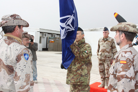 Relevo en el mando de la base de apoyo avanzado de Herat (Afganistán)