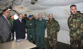 Rubalcaba visita el contingente español en Bosnia-Herzegovina