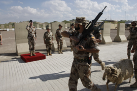 El JEMAD visita a las tropas españolas en Herat y Qala-i-Naw