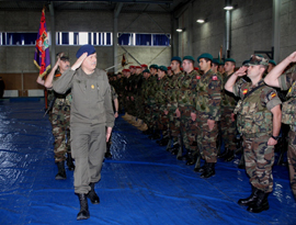 Relevo de la Fuerza Expedicionaria de Infantería de Marina en Bosnia