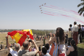 Más de 50.000 personas asisten en Badajoz a una demostración de las FAS
