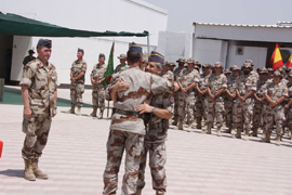 Transferencia de autoridad en la base de apoyo avanzado de Herat