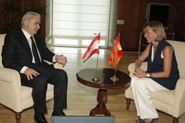Visita oficial del ministro de Defensa de la República del Líbano