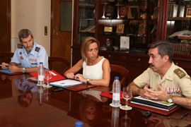 Encuentro de trabajo en el Estado Mayor de la Defensa  para analizar el dispositivo de la operación Atalanta ante el final de los monzones