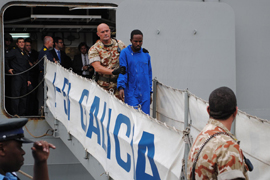 Entregados a Kenia los cuatro piratas detenidos por el buque ‘Galicia’