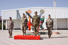 Relevo de mando en la Base de Apoyo Avanzado de Herat (Afganistán)