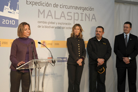 La expedición 'Malaspina' inicia la vuelta al mundo