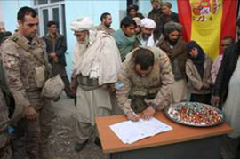 Tropas españolas entregan varias infraestructuras en Badghis