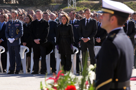 El Príncipe en el funeral por los fallecidos en la Academia de Ingenieros