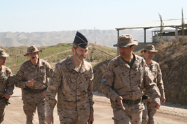 Visita del Jefe del Estado Mayor de la Defensa a Afganistán