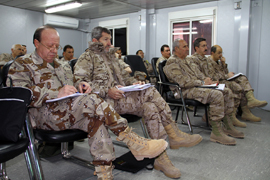 El JEMAD finaliza su visita oficial a las tropas españolas en Afganistán