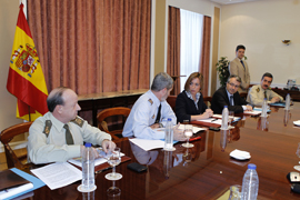 La ministra de Defensa se reune con el JEMAD en la sede del Estado Mayor de la Defensa