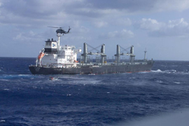 La 'Méndez Núñez' identifica 37 buques e inspecciona siete en Libia