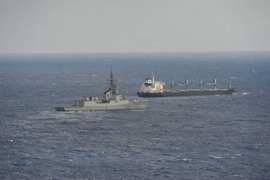 La 'Méndez Núñez' identifica 37 buques e inspecciona siete en Libia