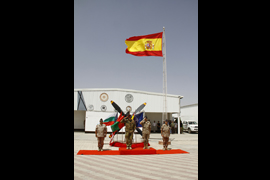 Transferencia del mando en la base española de Herat