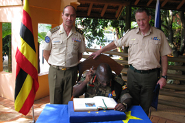González Elul cede el mando de EUTM-Somalia al coronel Michael Beary