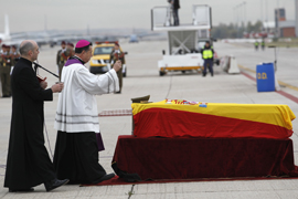 Regreso a España de los restos mortales del sargento fallecido en Afganistán