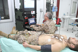 Militares españoles emplean la telemedicina en Afganistán