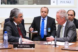 Pedro Morenés se reúne con el ministro de Defensa de Portugal