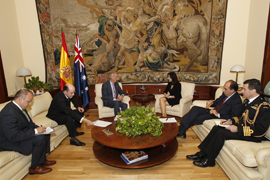 Pedro Morenés recibe a la embajadora de Australia