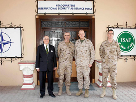 El JEMAD, Almirante General Sánchez visita Kabul, Herat y Qala i naw