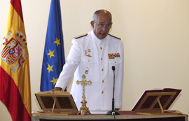 Jura o promesa del cargo del Almirante Jefe del Estado Mayor de la Armada