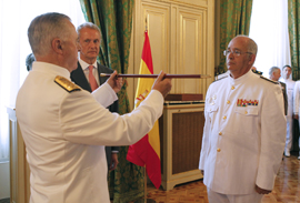 Toma de posesión del jefe de Estado Mayor de la Armada