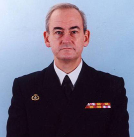 El almirante López Calderón, comandante del Mando de Operaciones