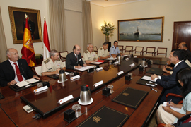 Pedro Morenés recibe al viceministro de Defensa de Indonesia