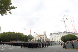 Los Reyes presiden en Madrid el acto central del Día de la Fiesta Nacional