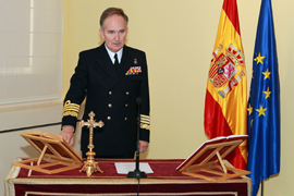 El almirante Martínez Núñez toma posesión del cargo de DIGENPOL