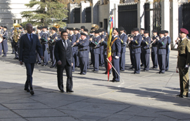 Pedro Morenés recibe a su colega macedonio Fatmir Besimi