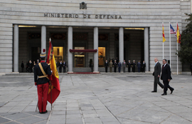 El ministro Pedro Morenés, ha recibido hoy a su homólogo de los Estados Unidos, Leon Panetta