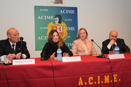 La subsecretaria de Defensa, Irene Domínguez-Alcahud, ha presidido el acto institucional de apertura del Consejo Nacional de ACIME